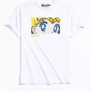 Sailor Moon Anime Her Eyes Graphic Tee T-Shirt - White
